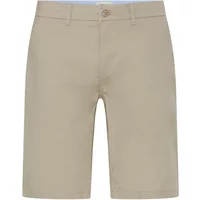 Beige Blend BHMason shorts with button closure, belt loops, and knee-length cut.