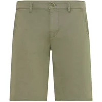 Khaki slim fit shorts by Blend BHMASON with belt loops and front button closure.