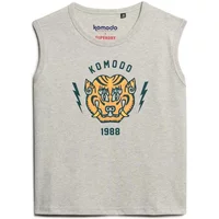 Slim-fit tank top for women Superdry Komodo Tiger - image 2