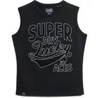 Slim-fit tank top for women Superdry Retro - image 2