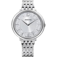 Swarovski 5544583 Crystalline Chic women's watch with silver bracelet and crystal-embellished dial.