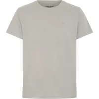 Gray Blend T-shirt with small Bhdinton logo on chest, short sleeves, and crew neckline.