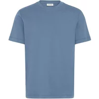 Blue short-sleeve T-shirt by Casual Friday, crew neck, plain design, soft fabric.