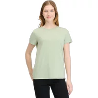 Light green Ragwear Adori women's T-shirt, short sleeves, round neckline, casual fit.