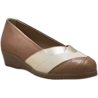 Tri-colour leather ballet flats for women Pédiconfort - image 2