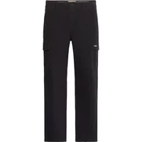 Black Blend BHMaddox woven trousers with straight leg, side cargo pockets, and button closure.