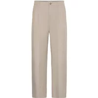 Beige Casual Friday CFGrant trousers with straight leg, button closure, and belt loops.