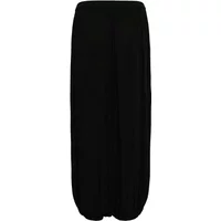 Black women's balloon trousers with high waist and loose fit by Soaked in Luxury Zaya.