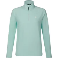 Mint green women's fleece Dare 2B Freeform II with quarter zip and high collar.