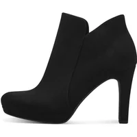 Black women's heeled boots Tamaris 1-25316-41 with sleek design and high stiletto heel.