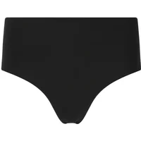 Black high waist swimsuit bottom by Athlecia, seamless design with full coverage.