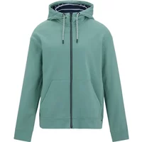 Green women's hooded sweatshirt by Regatta Bayletta, featuring a front zipper and drawstring hood.
