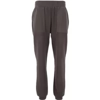 Black women's joggers Athlecia Elaina with elastic waistband, side pockets, and tapered legs.