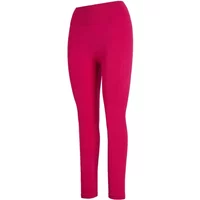 Pink women's leggings by Diverse Aket, featuring a high waist and full-length design.