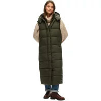 Women's long sleeveless hooded down jacket Superdry Ripstop - image 2