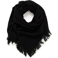 Black women's scarf by Soaked in Luxury, SLBesinah, with fringed edges and soft fabric.
