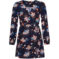 Women's short printed wrap dress Superdry - image 2