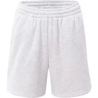 White women's shorts, Martes Essentials Altus, with elastic waistband and relaxed fit.