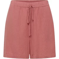 Women's pink shorts by Soaked in Luxury, featuring a drawstring waist and relaxed fit.