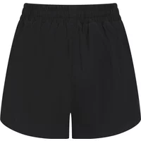 Black women's sports shorts by Tombo with elastic waistband and loose fit.