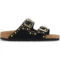 Women's suede leather sandals Birkenstock Arizona Rivet - image 2