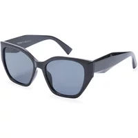 Black fransa Karissa women's sunglasses with oversized square frames and dark lenses.