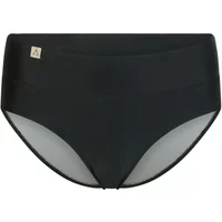 Black Inaska Flow women's swimsuit bottoms with high waist and subtle logo patch on the side.