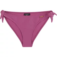 Pink Protest Mixmia women's swimsuit bottoms with side ties and textured fabric.