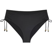 Black Triumph Summer Twist 01 women's swimsuit bottoms with side ties and ruched detailing.