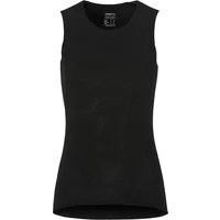 Black women's tank top Craft Active Nanoweight, sleeveless, lightweight fabric, fitted design, round neckline.