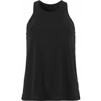 Black women's tank top, Craft Race Day 2, with racerback design and lightweight fabric.
