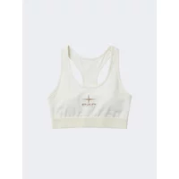 White Project X Paris women's tank top with racerback design and central logo.