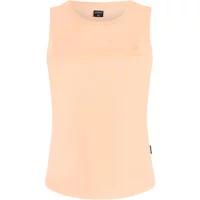 Peach women's tank top by Protest with a round neckline and sleeveless design.