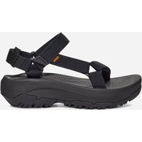 Black women's TEVA Hurricane XLT2 Ampsole sandals with adjustable straps and rugged sole, size 9.