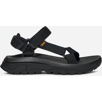 Black women's TEVA Hurricane XLT3 sandals, size 8, with adjustable straps and rugged sole.