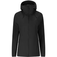 Black women's windbreaker Whistler Kodie Stretch with hood, front zipper, and sleek design.
