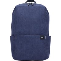Dark blue Xiaomi Mi Casual Daypack with front pocket, top handle, and subtle logo on the lower front.