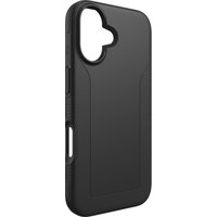 Black ZAGG Luxe Snap Case for iPhone 17, sleek design with precise cutouts and textured grip sides.