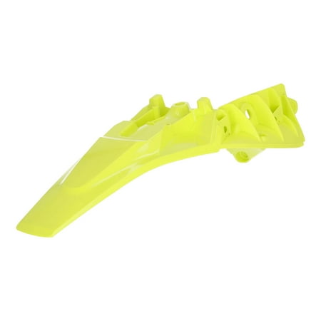 Fluro yellow Acerbis rear fender designed for Husqvarna TC85 models from 2018 to 2024, featuring a sleek, aerodynamic shape and durable plastic construction.