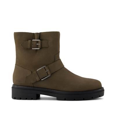 TOMS TOMS Ionie Moto Women's Boots Canteen : 5 B - Medium, Suede