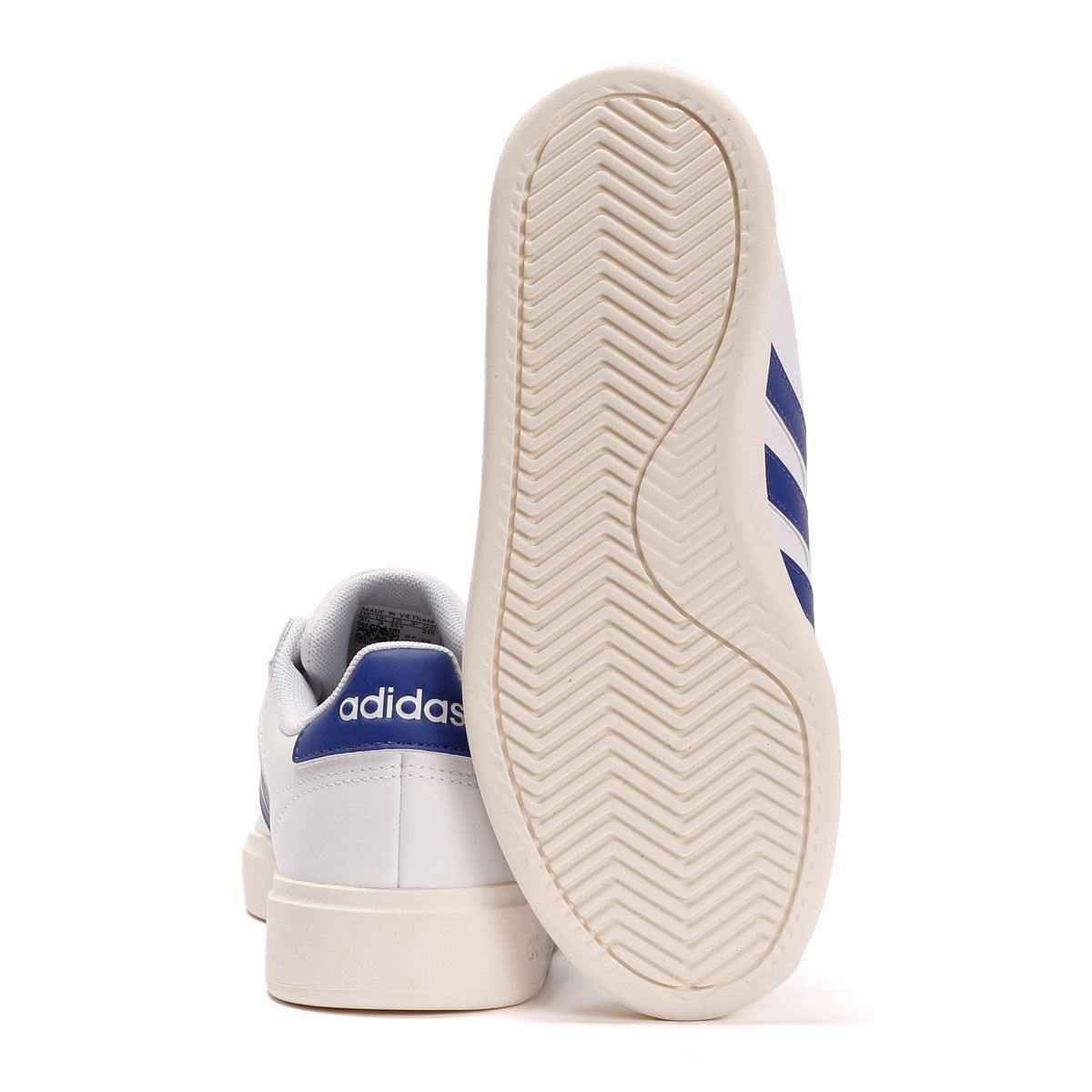 Adidas Grand Court 2.0 White/Blue Trainers - image 4