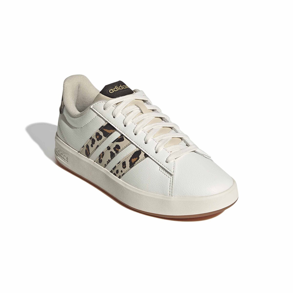 Adidas Grand Court 3.0 Women's Cream/Leopard Trainers - image 2