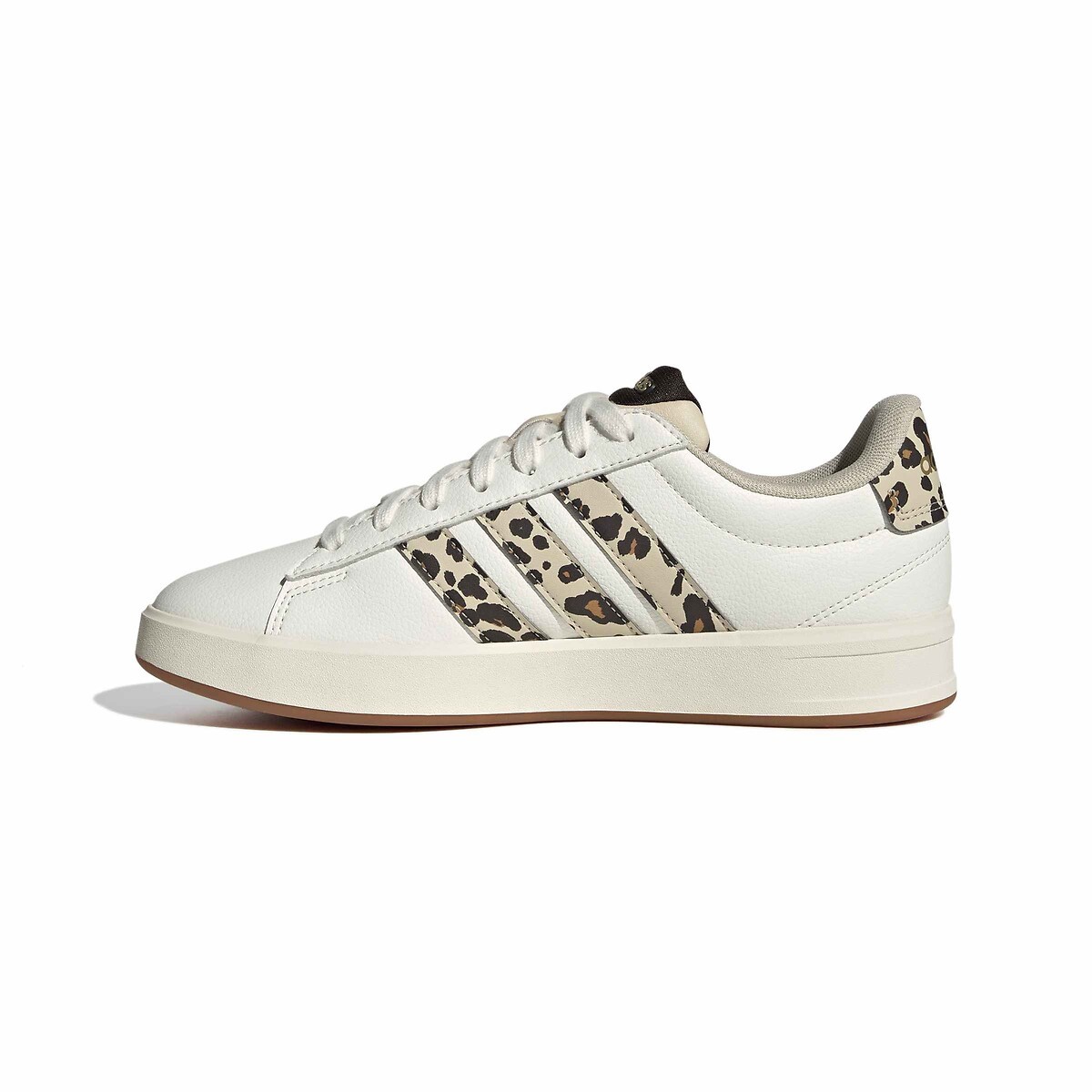 Adidas Grand Court 3.0 Women's Cream/Leopard Trainers - image 3