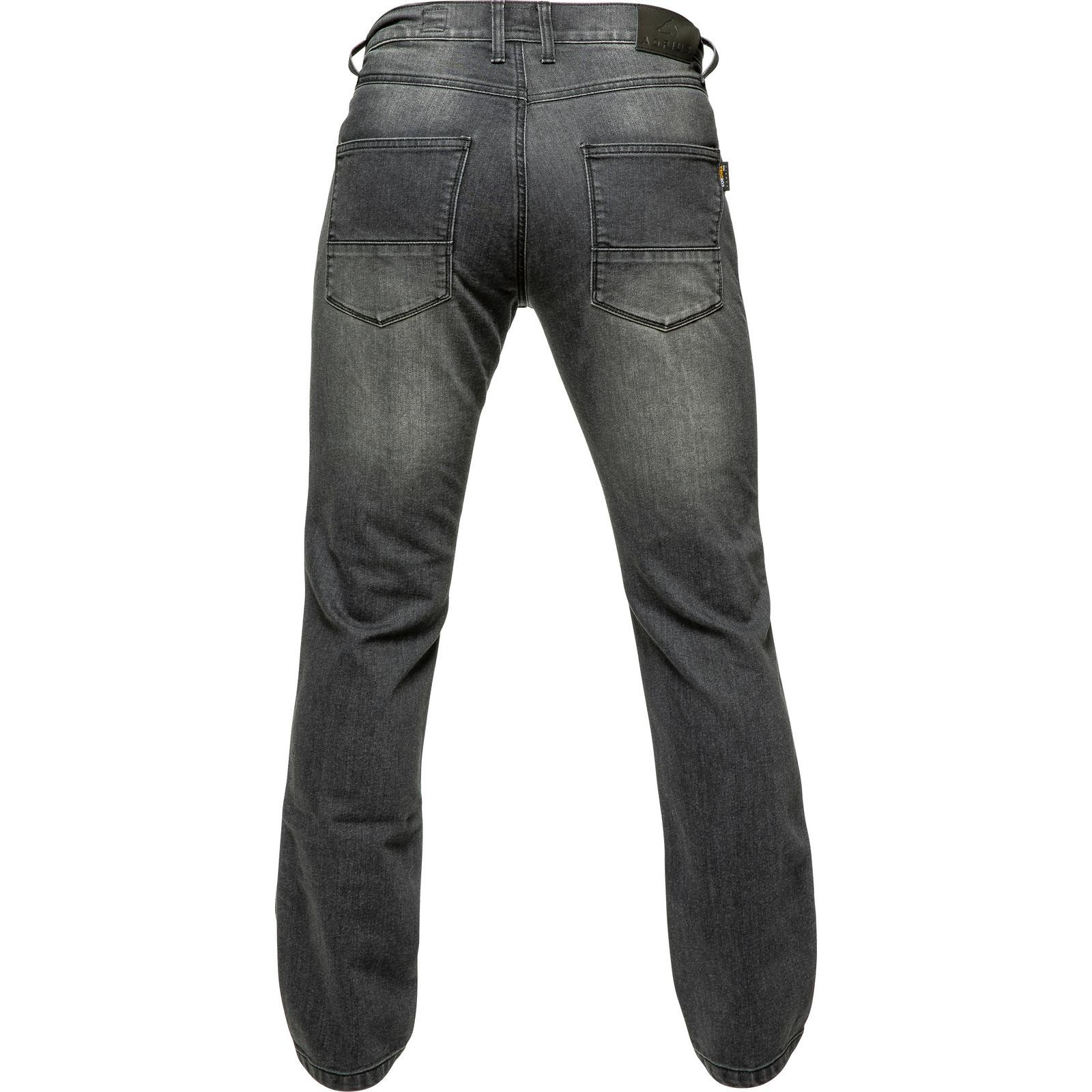 Agrius Buffer Straight Leg Motorcycle Jeans 34 Dark Grey (Short Leg) - image 2