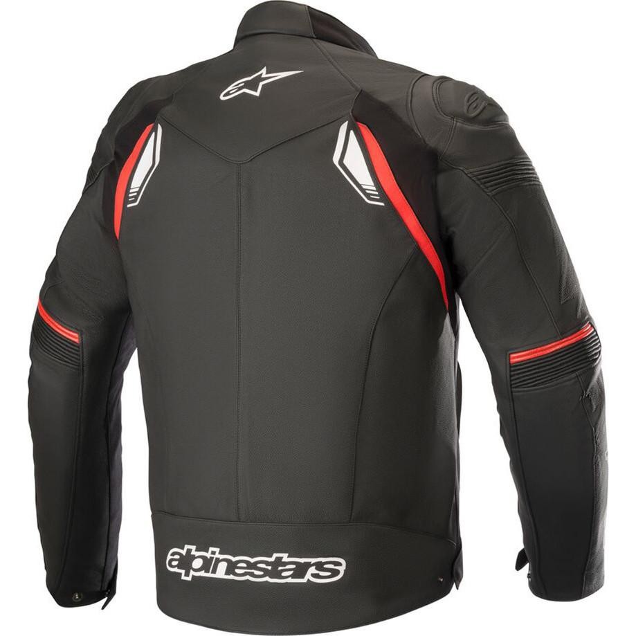 Alpinestars SP-1 v2 CE Leather Motorcycle Jacket 46 Black Bright Red (UK 36) - image 2