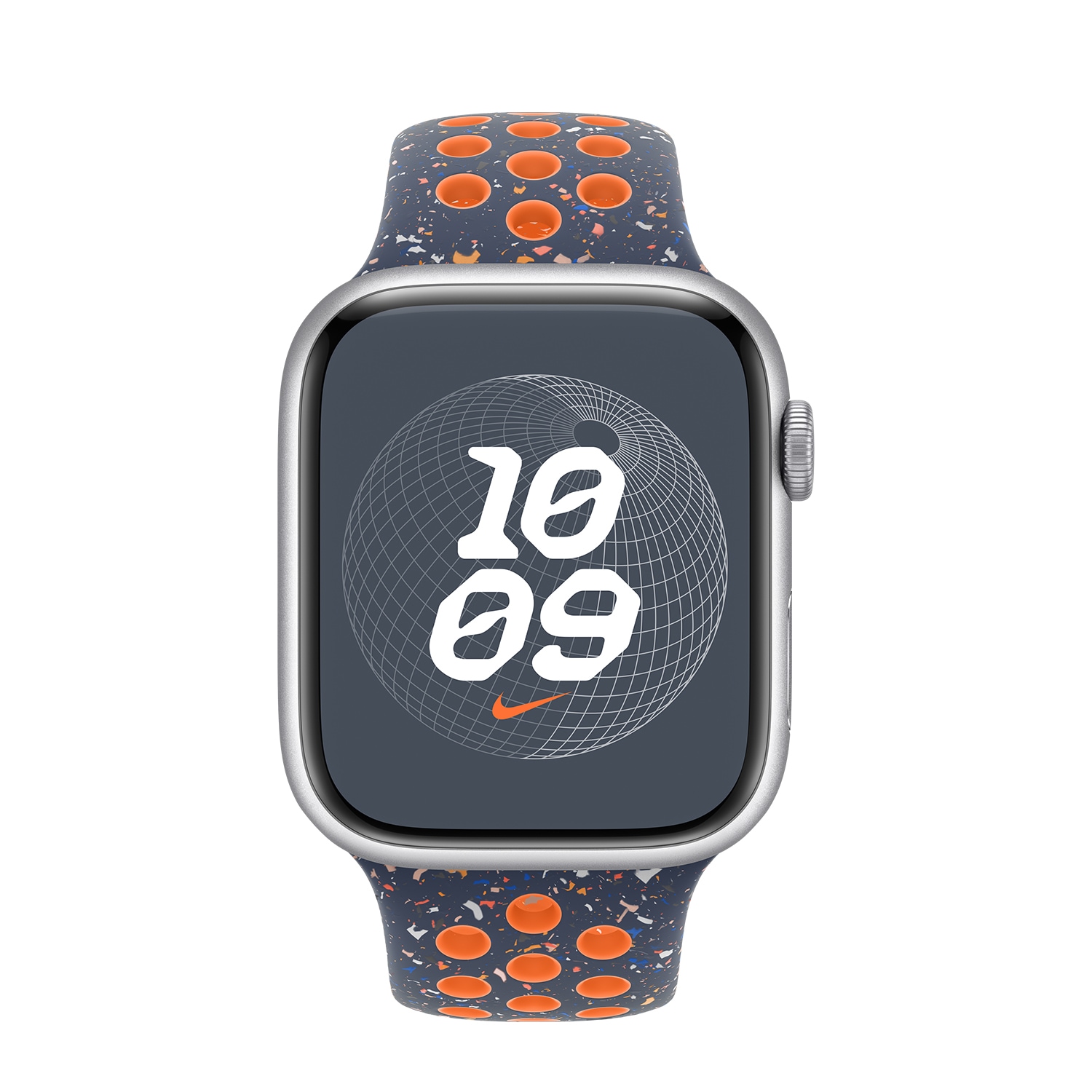 Apple 45mm Blue Flame Nike Sport Band - M/L - image 3