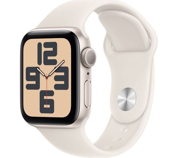 Apple Apple Watch SE GPS 40mm Starlight Aluminium Case with Starlight Sport
