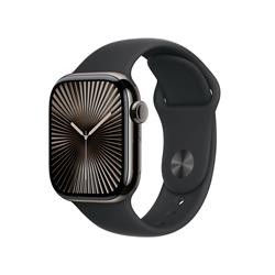 Apple Apple Watch Series 10 GPS + Cellular 42mm Slate Titanium Case with Bla