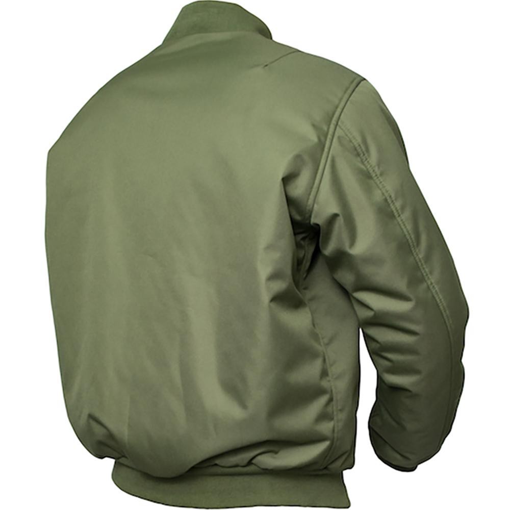 ARMR Bomber Aramid Motorcycle Jacket L Olive - image 2