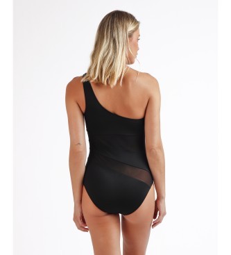 Asymmetrical sheer one-piece swimming costume for women Admas Night - image 4